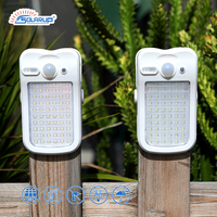 Lampe solaire intégrée Solarup à pince, éclairage nocturne, lampes solaires pour clôture, lampes solaires de jardin, petite lampe solaire LED extérieure à activation automatique