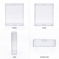 Boîte en plastique PET transparente personnalisée, emballage pliable transparent avec impression, boîtes de présentation OEM pour jouets, cosmétiques, cadeaux