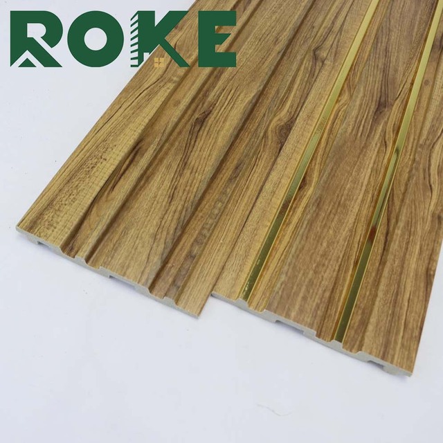 ROKE Waterproof Lightweight Anti UV Non Fading Interior Renovation Material for Apartment Villa Decoration PS Wall Panel