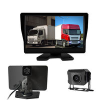 Monitor de 7 Pulgadas con 2 Entradas de Video, Cámara de Visión Trasera para Sistema de Conducción de Vehículos, Cámara de Reversa para Autobús y Camión