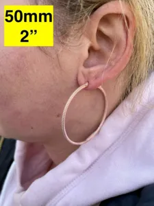 Boucles d'oreilles clous en or massif 10K 14K 18K avec diamants Moissanite VVS, style Hip Hop, pour femmes et hommes - Product Image 3