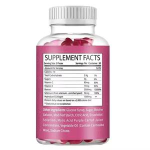Gomitas de Colágeno con Biotina, Zinc, Vitaminas E y C para el Crecimiento del Cabello, la Piel y las Uñas, Apoyo Inmunológico, Suplemento Dietético - Product Image 2