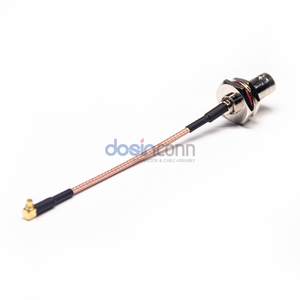 RF cáp đồng trục BNC nữ để MMCX nam BNC cáp 75 ohm RF cáp đồng trục lắp ráp rg316 10cm - Product Image 4