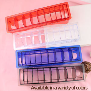 4 couleurs Guides de protection magnétiques multicolores pour boîte de rangement de lames de tondeuse transparentes - Product Image 1