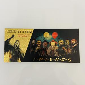Horrorfilm-Themen-Charakter Gedenkbanknote 24K Goldblatt-Banknote für Sammlerstücke und Gedenkgeschenke - Product Image 4