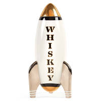 42.3oz Unique Porcelaine Whisky Conteneur Vin Accessoire Liqueur Esprit Bouteille Céramique Rocket Decanter
