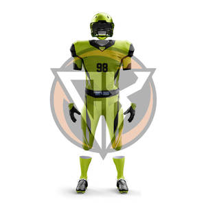 Gants de football américain de qualité supérieure 100% personnalisables avec votre propre logo, uniforme de football américain imprimé sur mesure - Product Image 2