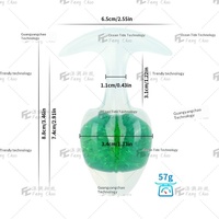 Plug anal en silicone Platinum Bean Sprout Wearable Aurora Crystal, dilatateur anal externe, jouet sexuel pour adultes unisexe SM disponible