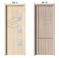 Nouvelle Porte Intérieure en Composite Bois-Plastique (WPC) Personnalisée Belson, Porte de Salle de Bain WPC, Production Quotidienne en Arabie Saoudite