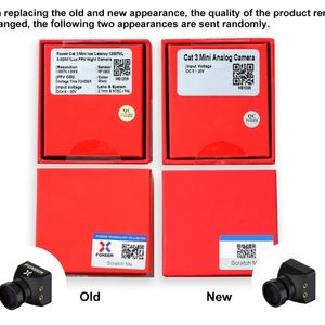 Cámara FPV Foxeer Cat 3 Micro Mini, Baja Latencia, Bajo Ruido, 1200TVL, 0.00001Lux, Visión Nocturna FPV, 2.1mm, PAL/NTSC, Plástico, para Drones de Carreras RC - Product Image 6