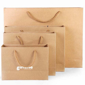 Diseño de marca personalizado 12 mariposa Kraft bolsas de regalo fiesta de cumpleaños Goodie Favor bolsas con asa compras ropa al por menor - Product Image 6