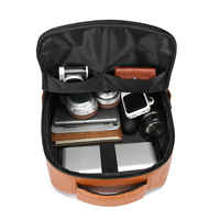 Sac à dos pour ordinateur portable pour homme, style coréen vintage, tendance, imperméable, doublure en polyester, sac à dos portable pour les voyages d'affaires