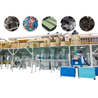 Usine de recyclage de batteries lithium-ion pour voitures de 500 kg/h