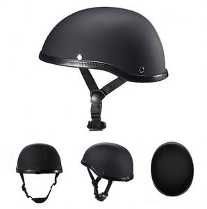 <strong>ALPINES</strong> for Retro Motorcycle Open Face Half Helmet ABS Material Durable Unisex Summer DOT Certified Buckle Closure Size Fits All - Product Image 5