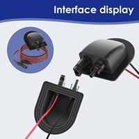 Boîtier d'extension de câble solaire résistant aux intempéries à double presse-étoupe Connecteur solaire pour camping-car, bateau, fourgonnette, camping-car