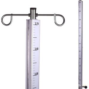 Soporte para Suero Lshi Hongtai IV Tipo L8, Ajustable Manualmente en Altura, con Ruedas, para Uso Hospitalario - Product Image 4