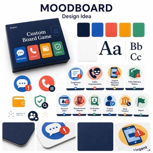 Juego <span class=keywords><strong>de</strong></span> Cartas Educativo Personalizado para la Prevención <span class=keywords><strong>de</strong></span> Estafas Digitales para Personas Mayores, Juego <span class=keywords><strong>de</strong></span> Mesa <span class=keywords><strong>de</strong></span> Entrenamiento, Kit <span class=keywords><strong>de</strong></span> Aprendizaje <span class=keywords><strong>de</strong></span> Escenarios <span class=keywords><strong>de</strong></span> Gran Formato - Product Image 4