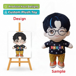 Peluche Personalizzato: Bambola di Peluche, Mini Maglietta DREAM, Merchandising Culturale Trendy per Ragazzi, Accessori Stich, Peluche Blue Archive, Peluche Personalizzato - Product Image 1
