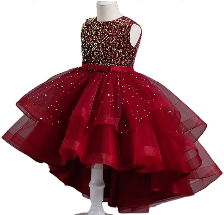 Party Dresses for Girls 10 Years - Knee-Length Chiffon