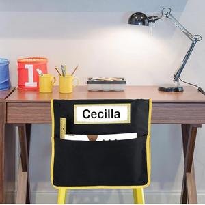 Organizadores de Silla al por Mayor con Bolsillos Negros y Ranura para Nombre, para la Parte Trasera de Sillas Escolares Infantiles - Product Image 5
