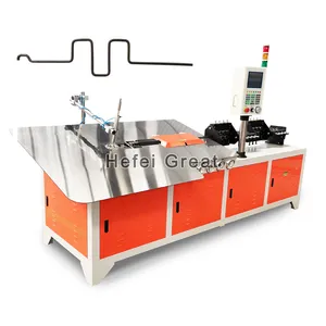 3-8mm Multi Function Cnc Automatic Stainless Flat Metal Wire Shaping 2d Bender 2d Wire Bending Machine