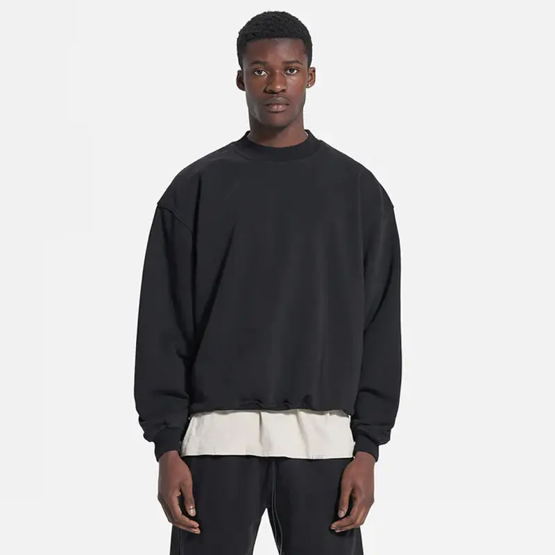 2022 Designer Streetwear Rohlinge stilvolle Herren Freizeit kleidung Großhandel hochwertige schwere Crewneck Sweatshirt für Männer