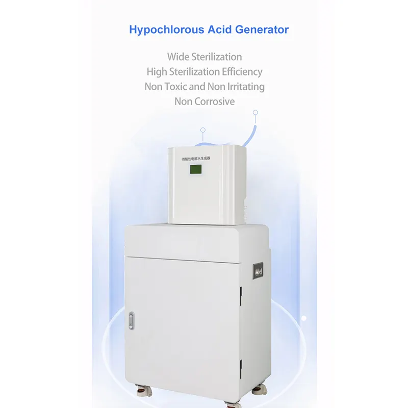 Asidik elektroliz su üreticisi toksik olmayan aşındırıcı HCIO Hypochlorous asidik su elektroliz jeneratör makinesi