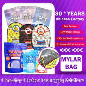 उच्च बाधा फ्लैट शैली सूखे तारीख पाउच कस्टम मुद्रित एल्यूमीनियम पन्नी पैकेजिंग बैग गर्मी सील के साथ - Product Image 6