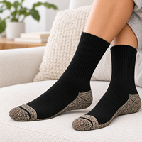 Chaussettes de sport classiques professionnelles de haute qualité, personnalisées avec logo, en tissu côtelé doux, pour hommes et femmes