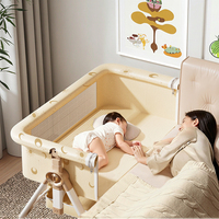 Berceau pliable et multifonctionnel pour bébés, lit berceau pour nouveau-nés, lit BB en métal souple pour chambre d'enfant, hôpital, design moderne