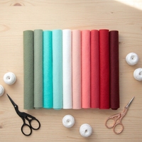 Feutre de laine 100 % fine coloré, disponible en plusieurs couleurs, matériau en laine, vente chaude directe usine
