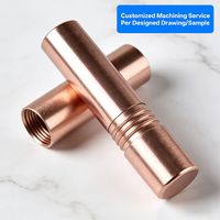 Tube de rouge à lèvres en aluminium sur mesure OEM, usinage CNC, conteneur rechargeable pour baume à lèvres, diverses applications, fourni par l'usine