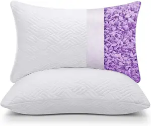 Измельченные подушки из пены с эффектом памяти, подушки для кровати с охлаждающей гелевой пеной, регулируемая подушка для спины и бокового сна