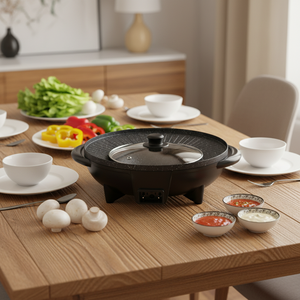 Offre Spéciale <span class=keywords><strong>barbecue</strong></span> en <span class=keywords><strong>aluminium</strong></span> sans fumée et <span class=keywords><strong>barbecue</strong></span> électrique à température contrôlée avec marmite - Product Image 6