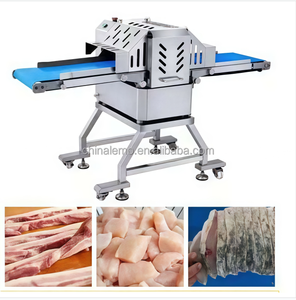 Machine à trancher la viande fraîche entièrement automatique pour l'industrie agroalimentaire, la restauration, la viande de porc, de bœuf, de poulet, de poitrine de poulet - Product Image 1