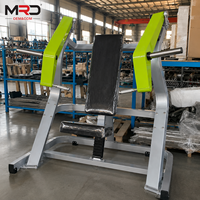 Machine de musculation inclinée en acier MRD à charge par plaques, réglable pour l'entraînement des pectoraux et des épaules, équipement de musculation professionnel pour salle de sport