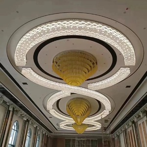 Custom Adjustable Crystal Art Chandelier for Luxury Hotel Lobby and Sales <strong>Office</strong>; High-end Unique <strong>Lighting</strong> <strong>Fixture</strong> 5kg - Product Image 1