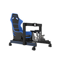 Simulateur de jeu personnalisé SimJack Siège de course Sim Racing Rig F1 Siège de simulation Support de roue de course avec siège Simracing