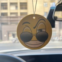 Ambientador de Papel Colgante Personalizado con Aroma a Limón, Purificador de Aire para Coche, Clip de Evaporación Natural, Tamaño Personalizable