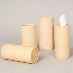 Boîte à mouchoirs cylindrique en papier durable avec logo personnalisé recyclable, <span class=keywords><strong>tubes</strong></span> en papier pour voiture, forme ronde, tube en papier cylindrique pour voiture - Product Image 4
