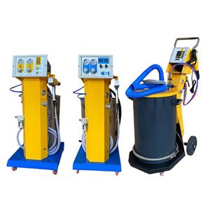Horno de producción de recubrimiento en polvo para ruedas de acero controlado por PLC, con cabina de pulverización, pistola de pulverización, y función de horno por lotes electrostático a gas/eléctrico, de fácil operación - Product Image 2