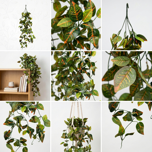 Artificial Hanging Ivy Creeper Plant Decorative Green <b>Leaf</b> Vine for Home Balcony <b>Wall</b> Garden Indoor Outdoor <b>Decor</b> - Product Image 6