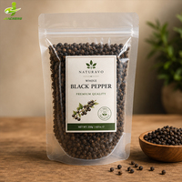 Sachets d'emballage transparents personnalisés pour épices, pochettes Doypack verticales avec fermeture éclair refermable pour l'emballage des assaisonnements et des herbes