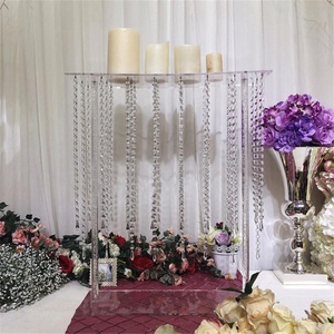 Candelabro in Acrilico a 8 Bracci, Portacandele per Matrimoni, Centrotavola, Supporto per Fiori - Product Image 4
