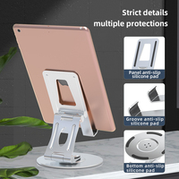 Soporte para Teléfono Móvil de Aleación de Aluminio Portátil de Alta Calidad, Ajustable, Plegable y Flexible, Accesorio para Teléfono
