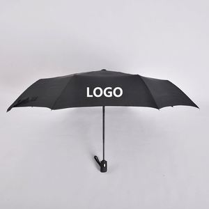 DD2173 Customized Logo Black Automatic Golf Paraguas 3 Fold 8K <b>Windproof</b> Business Advertisement <b>Umbrellas</b> - Product Image 3