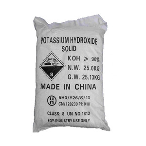 Copos de hidróxido 90% Blanco 95% <span class=keywords><strong>KOH</strong></span> Copos de potasa cáustica - Product Image 3