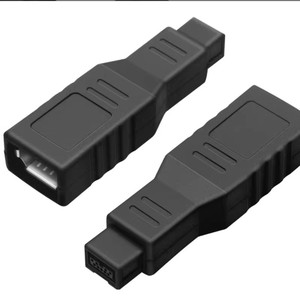 Adaptador Convertidor <span class=keywords><strong>FireWire</strong></span> 400 a 800, IEEE 1394a Hembra de 6 Pines a 1394b Macho de 9 Pines - Product Image 3