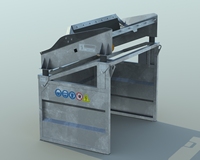 Crible linéaire galvanisé pour le sol, machine de séparation du sable et du gravier, cribleuse à compost avec moteur et boîte de vitesses jusqu'à 60 TPH de capacité
