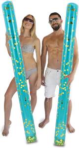 Usine en gros PVC 74x6in <span class=keywords><strong>nouilles</strong></span> <span class=keywords><strong>de</strong></span> <span class=keywords><strong>piscine</strong></span> gonflables phtalates durables gratuits <span class=keywords><strong>avec</strong></span> des paillettes pour les <span class=keywords><strong>jeux</strong></span> amusants <span class=keywords><strong>de</strong></span> l'eau d'été - Product Image 2